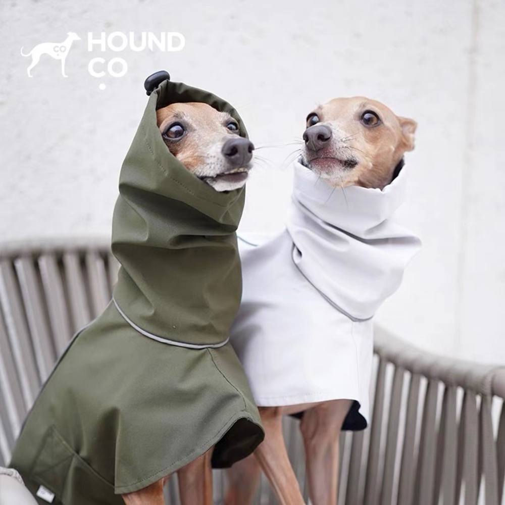 Gray hound rain jacket